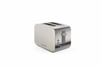 Grille-pain 2 fentes blanc bois