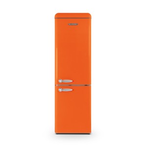 Vintage combined fridge-freezer 249 L Florida orange