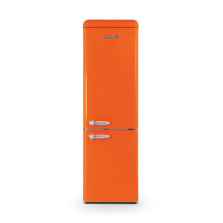 Vintage combined fridge-freezer 249 L Florida orange