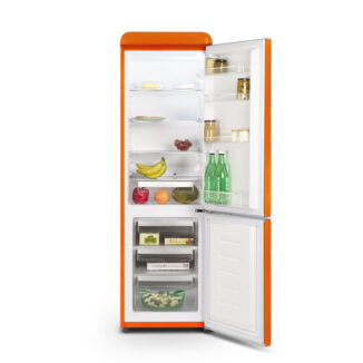 Vintage combined fridge-freezer 249 L Florida orange