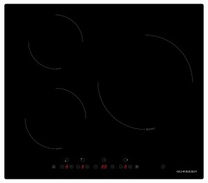 Table induction 3 foyers 60cm noir