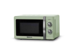 Micro-ondes vintage 20 L vert amande