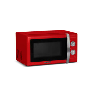 Micro-ondes mécanique vintage 23 L rouge