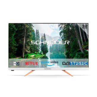 Téléviseur Smart TV HD 32″ noir et blanc