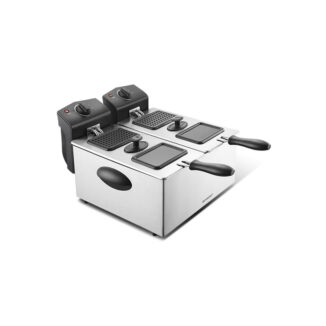 Friteuse semi professionnelle double cuve 6L