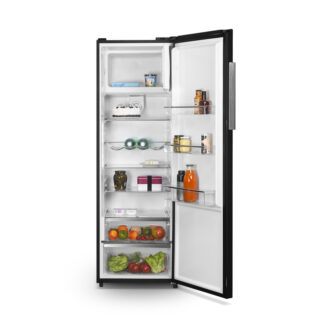 Réfrigérateur 1 porte avec freezer 330 L noir mat