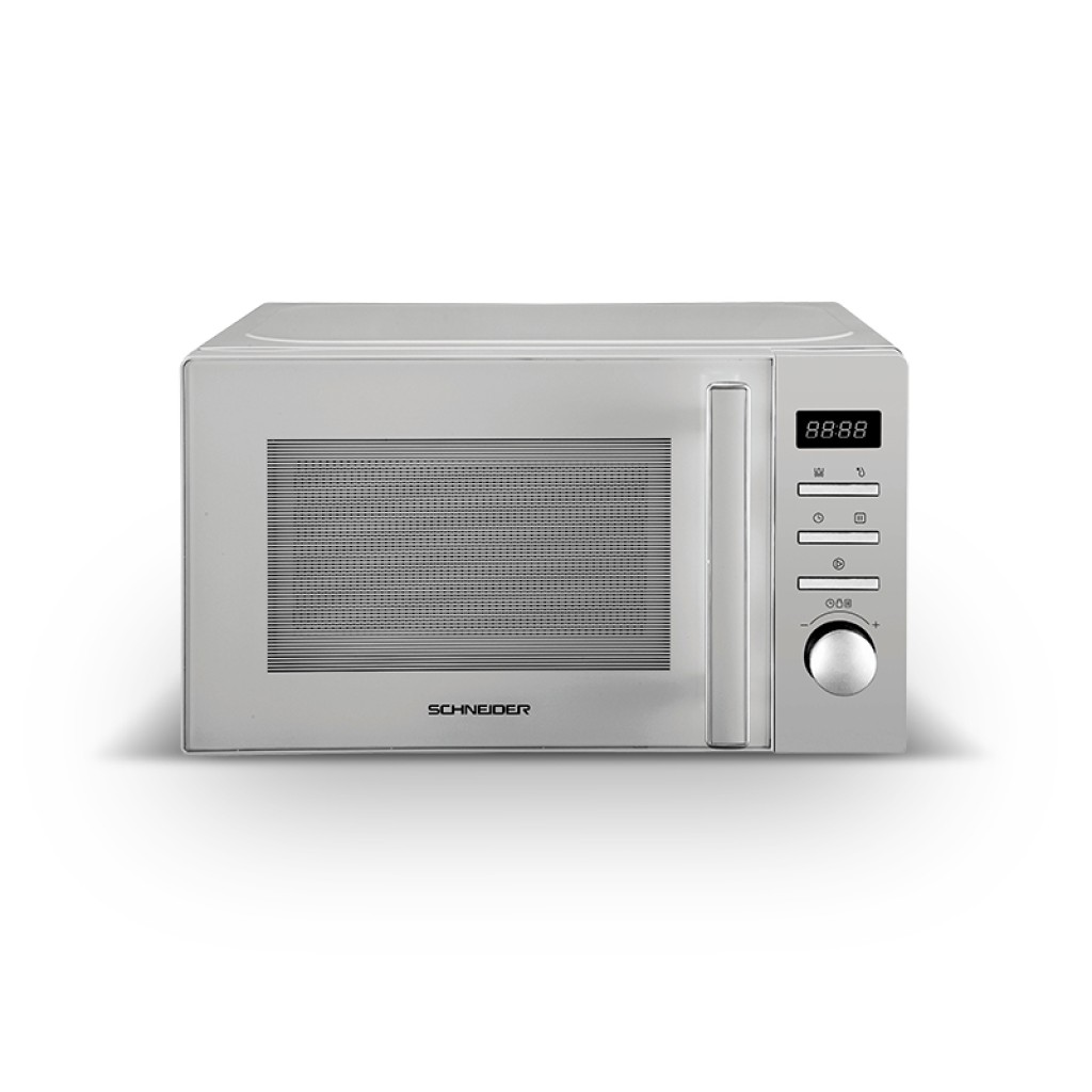 Schneider - scmwn25gdg - micro-ondes gril fjord - 900 watts - grill - 1000  watts - 25 litres - fonction décongélation - gris - Conforama