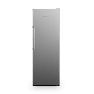 Réfrigérateur 1 porte avec freezer 330 L inox