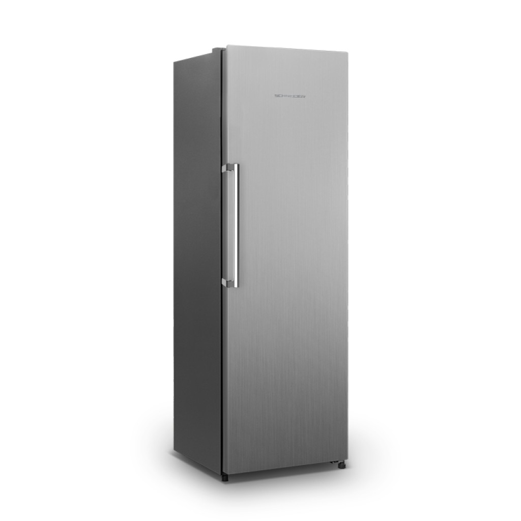 Réfrigérateur 1 porte avec freezer 330 L inox - SCODF335X - Schneider