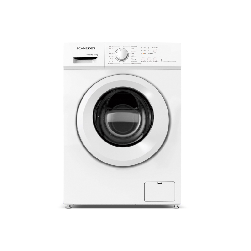 Lave-linge frontal 7 kg blanc SCFL712 de Schneider