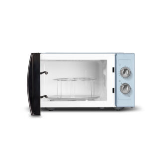 Micro-ondes mécanique vintage 23 L bleu