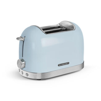 Grille-pain vintage 2 fentes bleu