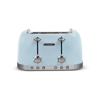 Grille-pain vintage 4 fentes bleu