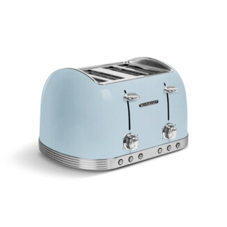 Grille-pain vintage 4 fentes bleu