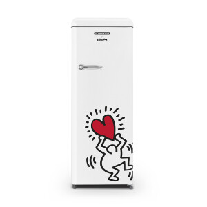 Réfrigérateur 1 porte Keith Haring 229 L blanc
