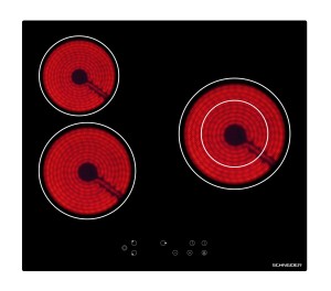 Table de cuisson vitrocéramique - 60 cm - 3 zones