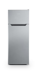 Réfrigérateur - 2 portes - 206 L - 55 cm largeur - Inox