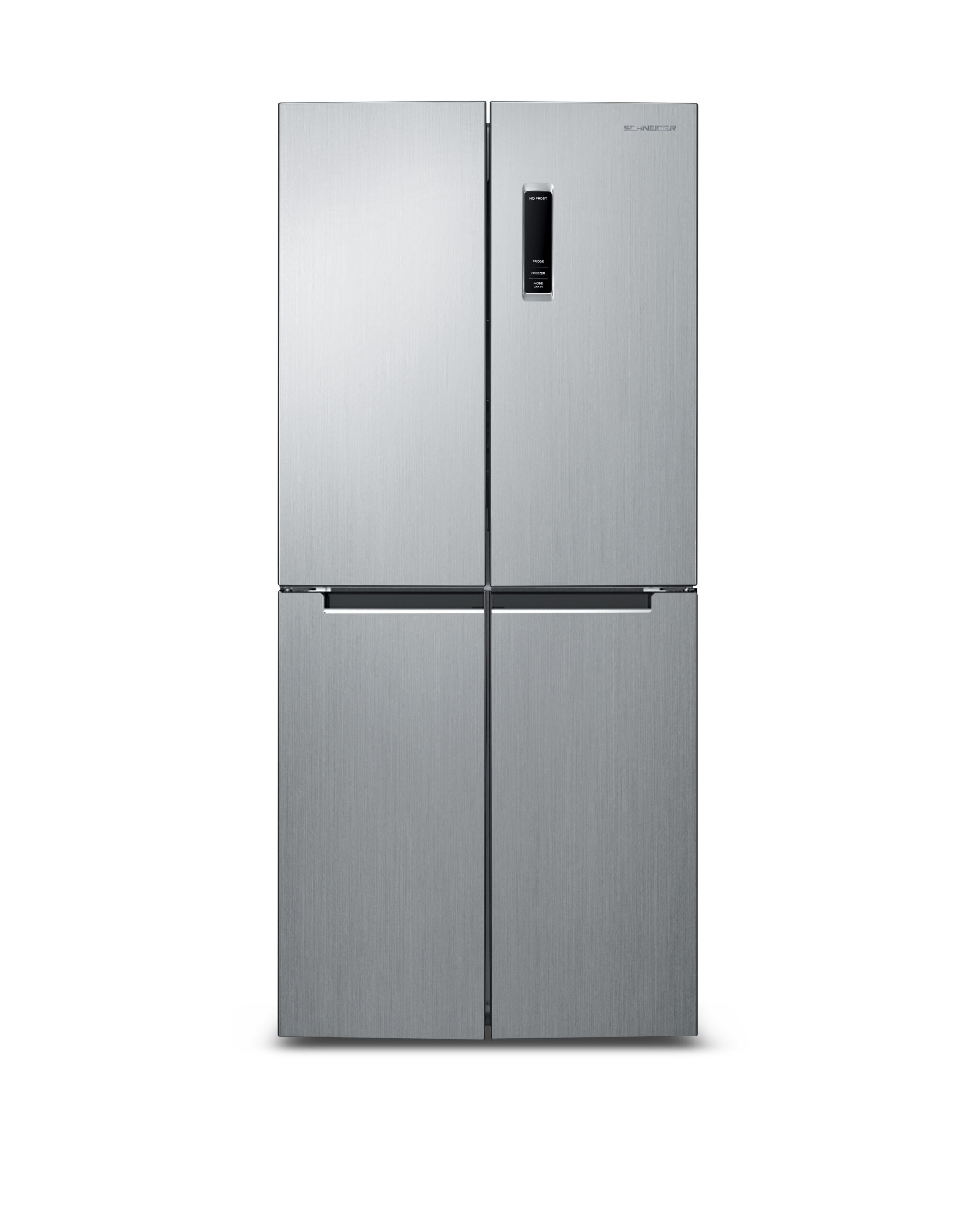 Combinaison réfrigérateur-congélateur 4 portes - Total No Frost - 362 L -  Inox