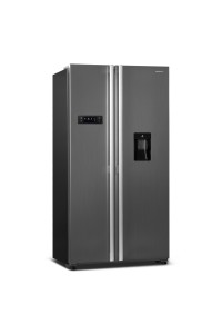 Réfrigérateur Side by Side - Total No Frost - 529 L - 90 cm de large - Dark Inox