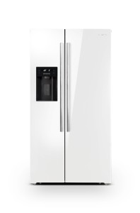 Réfrigérateur américain - Total No Frost - 556 L - 90 cm largeur - White Glass