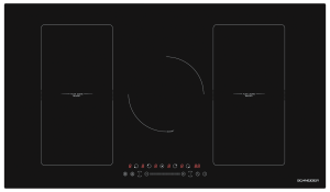 Table de cuisson à induction - 90 cm - 5 zones - 2 zones flex - Slider