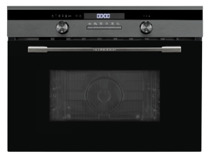Micro-ondes combiné encastrable - 45 cm - 44 L - Dark Inox