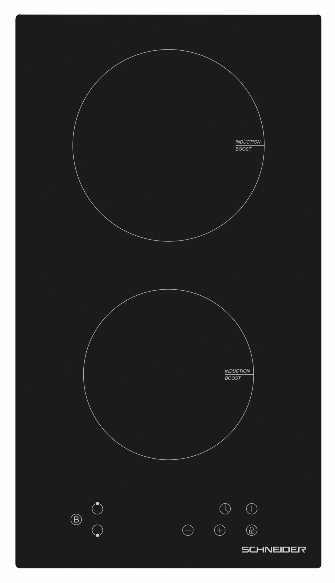 Placa de inducción 2 fuegos negro - SCDI30N1