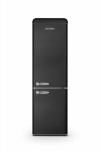 Refrigerador vintage combinado 249 L negro