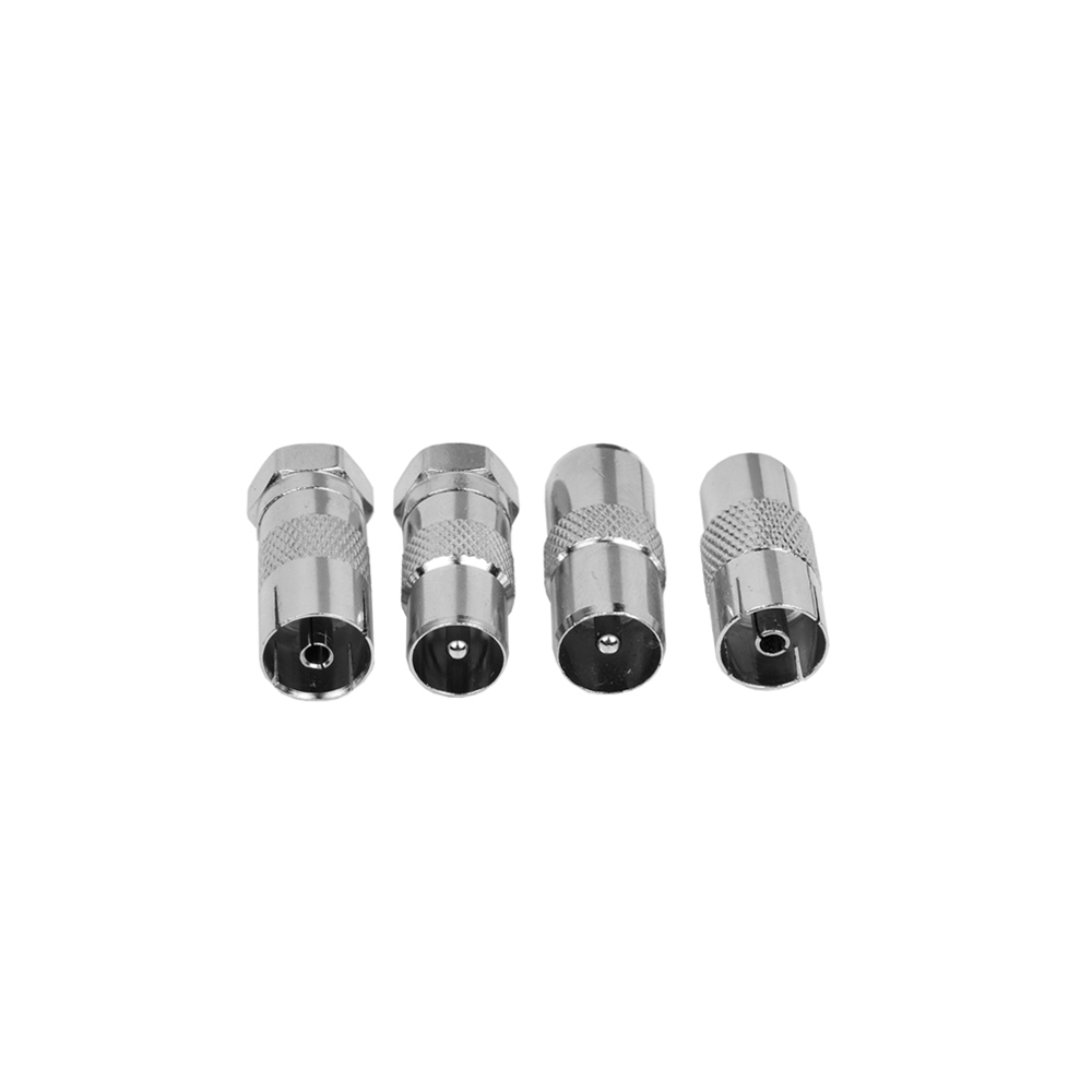 Coaxial satellite cable adaptor x 4 - Schneider