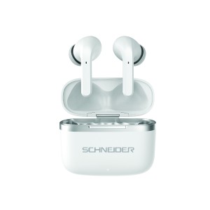 Earbuds ANC Bluetooth Blancs & Microphone